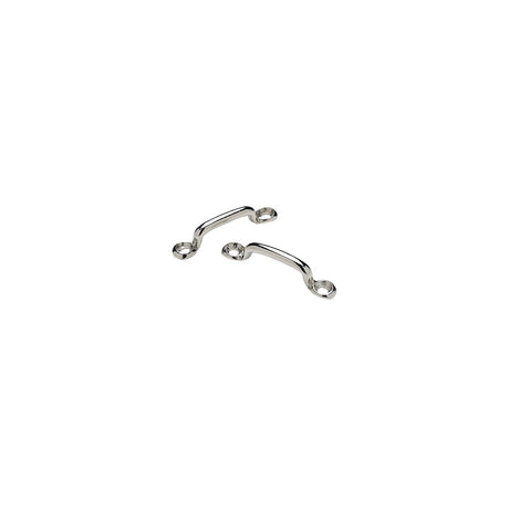 Seachoice Multi-Purpose Nickel-Plated Brass 1-7/32 In. Eye Straps, Set of 4
