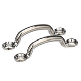 Seachoice Multi-Purpose Nickel-Plated Brass 1-7/32 In. Eye Straps, Set of 4