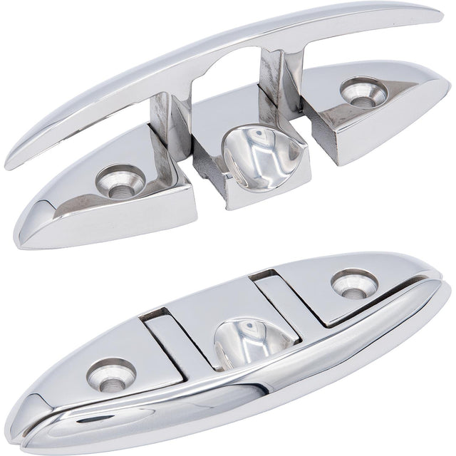 Seachoice 30001 Oval Folding Cleat - Stainless Steel, 6" Length