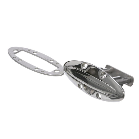 Seachoice 316 Cast Stainless Steel Pull Up Cleat, Flush Mount, 4-1/2 in. Long