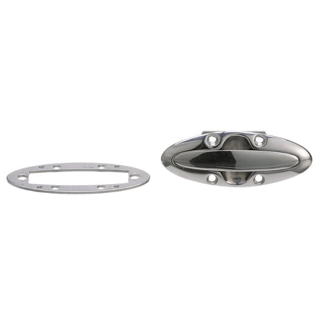 Seachoice 316 Cast Stainless Steel Pull Up Cleat, Flush Mount, 4-1/2 in. Long