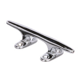 Seachoice Hollow Base Yacht Cleat, Chrome-Plated Cast Brass, 5-1/2 In. Long