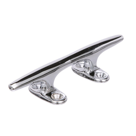 Seachoice Hollow Base Yacht Cleat, Chrome-Plated Cast Brass, 5-1/2 In. Long