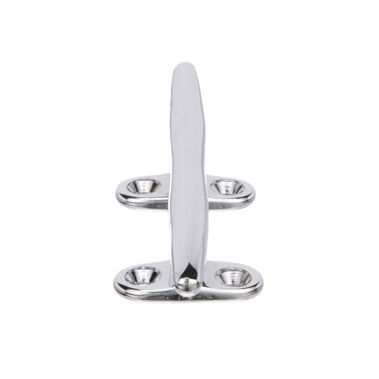 Seachoice Hollow Base Yacht Cleat, Chrome-Plated Cast Brass, 6-1/2 In. Long