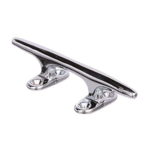 Seachoice Hollow Base Yacht Cleat, Chrome-Plated Cast Brass, 6-1/2 In. Long