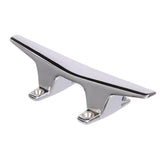 Seachoice 30571 Hollow Base Cleat, Chrome-Plated Zamak, 6 in. Long
