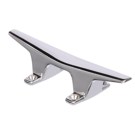 Seachoice 30571 Hollow Base Cleat, Chrome-Plated Zamak, 6 in. Long