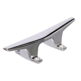 Seachoice 30571 Hollow Base Cleat, Chrome-Plated Zamak, 6 in. Long