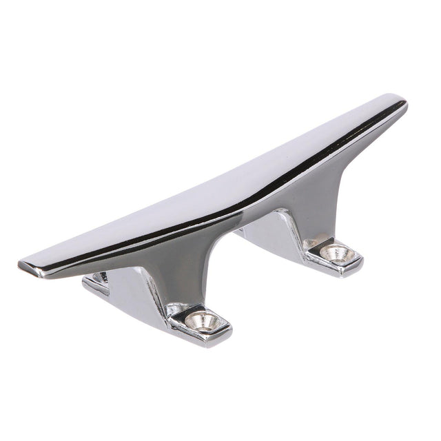 Seachoice 30571 Hollow Base Cleat, Chrome-Plated Zamak, 6 in. Long