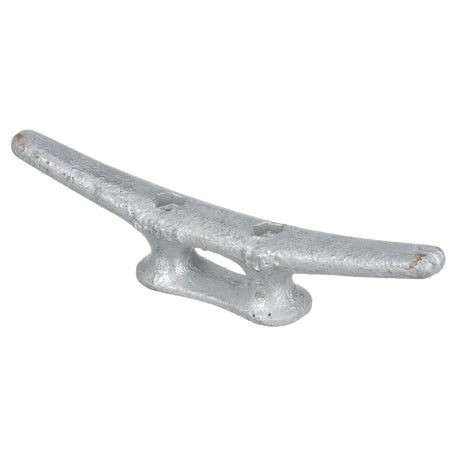Seachoice Open Base Dock Cleat, Galvanized Gray Iron, 10 In.