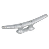 Seachoice Open Base Dock Cleat, Galvanized Gray Iron, 10 In.
