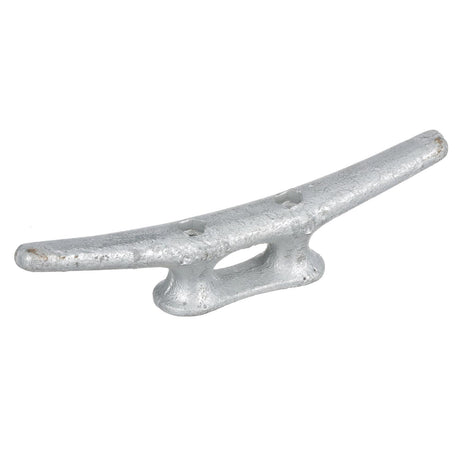 Seachoice Open Base Dock Cleat, Galvanized Gray Iron, 10 In.