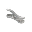Seachoice Cast Aluminum “S” Dock Cleat, Corrosion Resistant Aluminum, 10 In.