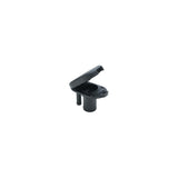 Seachoice 32061 Deck Mount Gas Fill Plate w/ Vent, Hinged Flip-Top, Molded Black Plastic