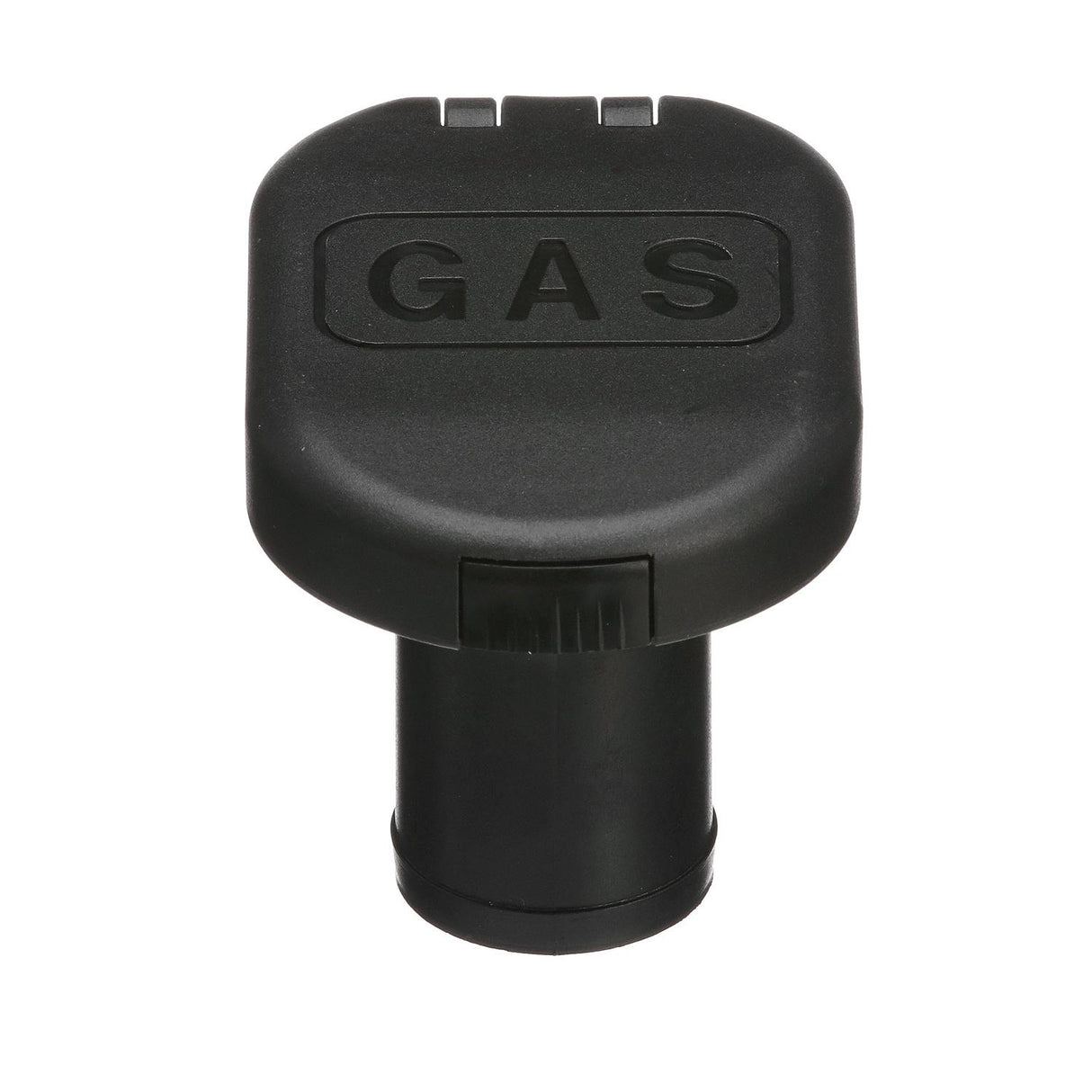 Seachoice 32061 Deck Mount Gas Fill Plate w/ Vent, Hinged Flip-Top, Molded Black Plastic