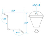 Seachoice Wall Mount Bottle Opener, 3 In.