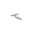 Seachoice 33851 Stainless Steel Strap Hinges With Base 4" x 1-1/16" (1 Pair Per Pack)