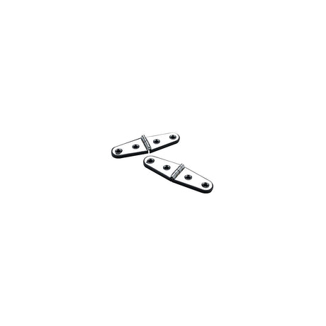 Seachoice 33851 Stainless Steel Strap Hinges With Base 4" x 1-1/16" (1 Pair Per Pack)