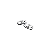 Seachoice Marine-Grade Utility Hinges, 304 Stainless Steel w/ Black Nylon Base Plate, 2-7/8 In. X 1-1/2 In., Pack of 2