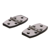 Seachoice Marine-Grade Utility Hinges, 304 Stainless Steel w/ Black Nylon Base Plate, 2-7/8 In. X 1-1/2 In., Pack of 2