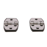 Seachoice Marine-Grade Utility Hinges, 304 Stainless Steel w/ Black Nylon Base Plate, 2-7/8 In. X 1-1/2 In., Pack of 2