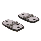 Seachoice Marine-Grade Utility Hinges, 304 Stainless Steel w/ Black Nylon Base Plate, 2-7/8 In. X 1-1/2 In., Pack of 2
