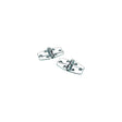 Seachoice 34241 (2) 3" x 1-1/2" Chrome Plated Zinc Utility Hinges with 120 Degree Opening