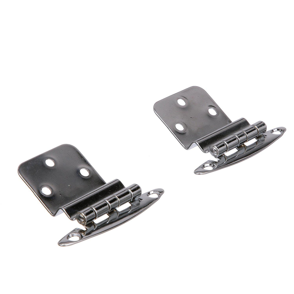 Seachoice Inset Hinges w/ 3/8 in. Inset, Chrome-Plated Brass, 2-3/4 in. X 2-1/8 in., Pack of 2