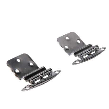 Seachoice Inset Hinges w/ 3/8 in. Inset, Chrome-Plated Brass, 2-3/4 in. X 2-1/8 in., Pack of 2