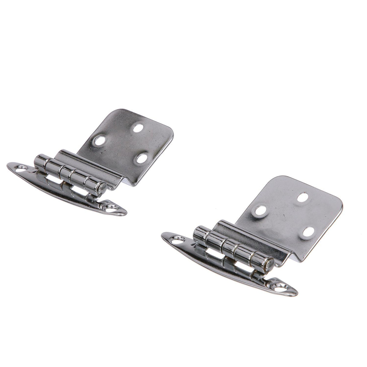 Seachoice Inset Hinges w/ 3/8 in. Inset, Chrome-Plated Brass, 2-3/4 in. X 2-1/8 in., Pack of 2