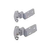 Seachoice Inset Hinges w/ 3/8 in. Inset, Chrome-Plated Brass, 2-3/4 in. X 2-1/8 in., Pack of 2