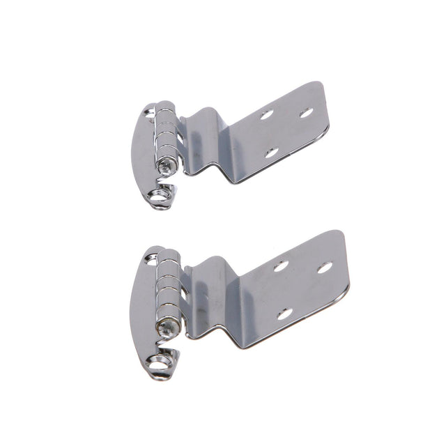 Seachoice Inset Hinges w/ 3/8 in. Inset, Chrome-Plated Brass, 2-3/4 in. X 2-1/8 in., Pack of 2