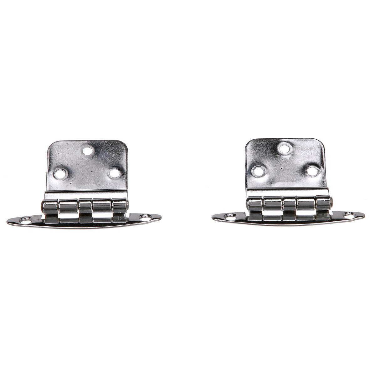 Seachoice Inset Hinges w/ 3/8 in. Inset, Chrome-Plated Brass, 2-3/4 in. X 2-1/8 in., Pack of 2