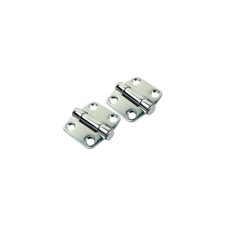 Seachoice Center-Barrell Friction Hinge, 316 Stainless Steel, 1-1/2 in. X 1-9/16 in., 1 Pair