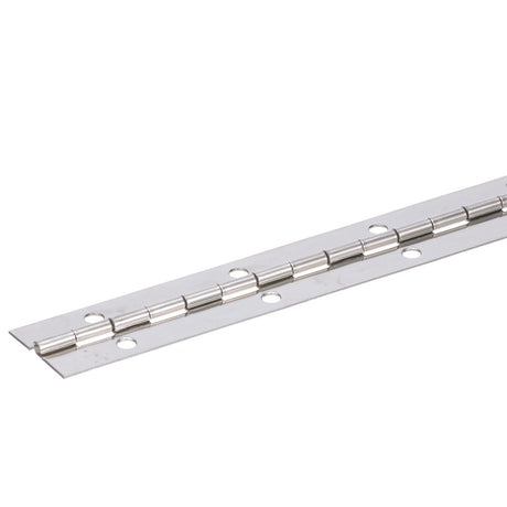 Seachoice Continuous Hinge, 304 Stainless Steel, 72 in. Long, 1-1/2 in. Wide