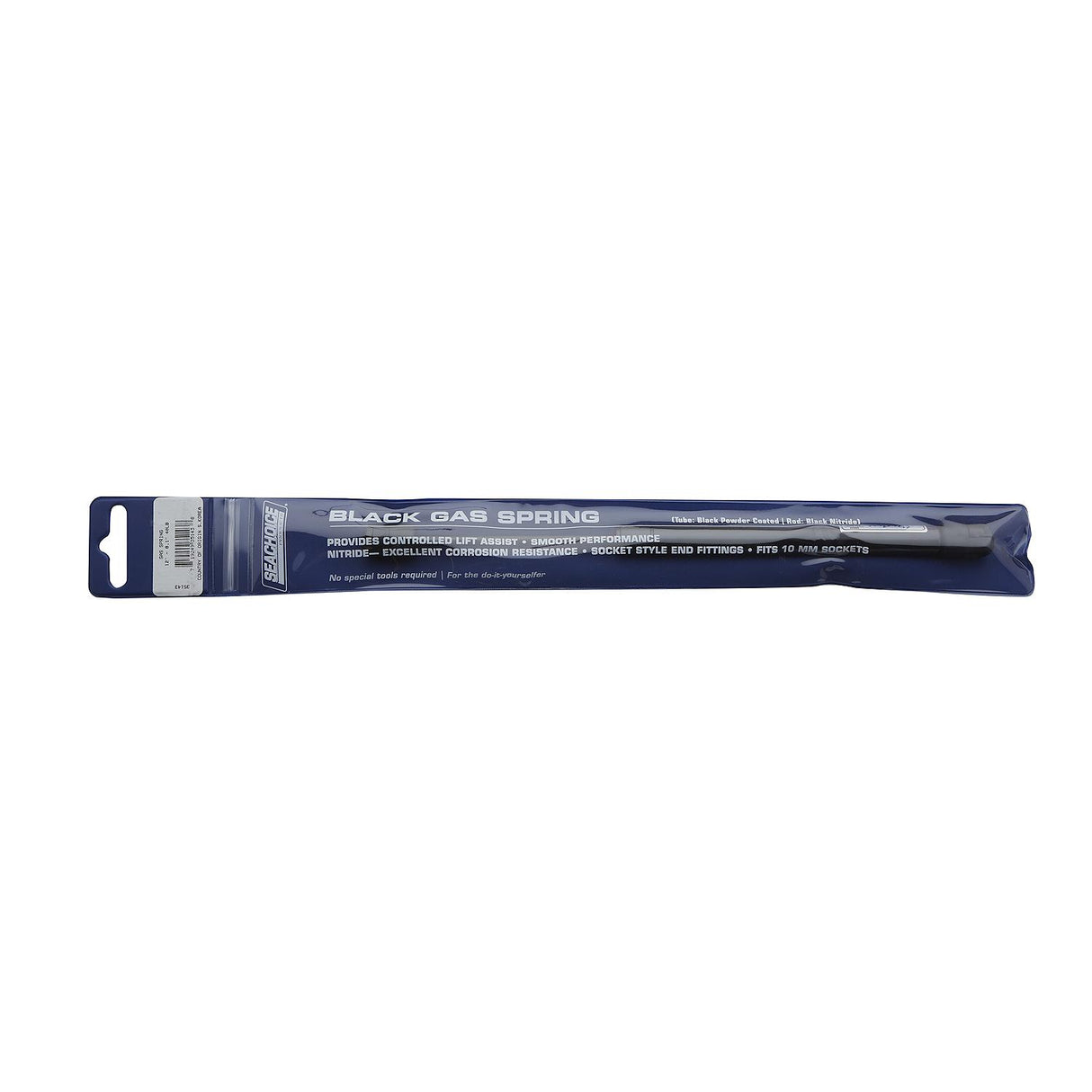 Seachoice Black Gas Spring, 12 In. Compressed-8.1 In. Extended, 40 Pounds of Force