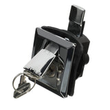 Seachoice Flush Mount Lock w/ Keys, Chrome-Plated Zinc, Requires 1-5/8 In. Cutout