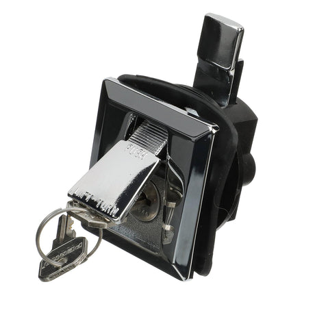 Seachoice Flush Mount Lock w/ Keys, Chrome-Plated Zinc, Requires 1-5/8 In. Cutout