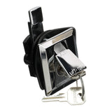 Seachoice Flush Mount Lock w/ Keys, Chrome-Plated Zinc, Requires 1-5/8 In. Cutout