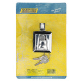 Seachoice Flush Mount Lock w/ Keys, Chrome-Plated Zinc, Requires 1-5/8 In. Cutout