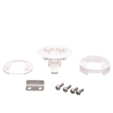 Seachoice 35521 Flush Mount Slam Latch, Rust-Free White Plastic, 2 in. Diameter