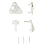 Seachoice Pontoon Gate Latch Replacement Kit, Fits 1-1.25 In. Square Frames, Includes Hardware