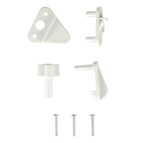 Seachoice Pontoon Gate Latch Replacement Kit, Fits 1-1.25 In. Square Frames, Includes Hardware