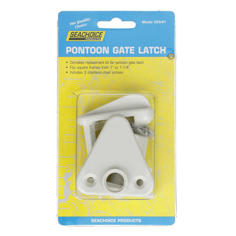 Seachoice Pontoon Gate Latch Replacement Kit, Fits 1-1.25 In. Square Frames, Includes Hardware