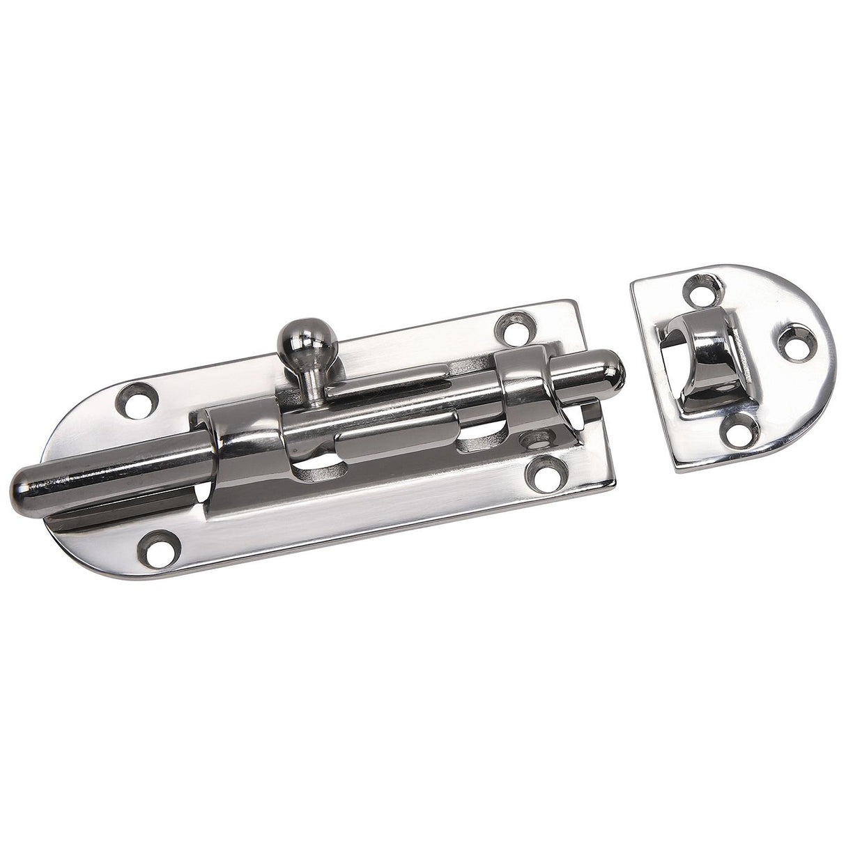 Seachoice 35707 Barrel Bolt, 316 Stainless Steel, 5.2" x 1.5"