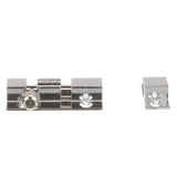 Seachoice Marine-Grade Barrel Bolt, Chrome-Plated Cast Brass, 2-1/2 In. X 1-1/16 In.