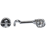 Seachoice Chrome-Plated Cast Brass 2 in. Marine Cabin Door Hook w/ #6 Fastener