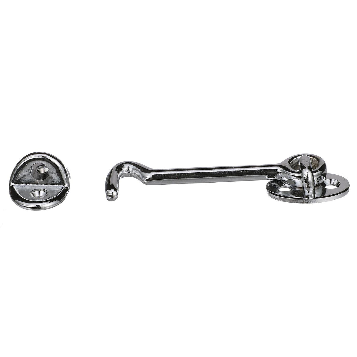 Seachoice Chrome-Plated Cast Brass 3 in. Marine Cabin Door Hook w/ #6 Fastener