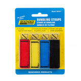 Seachoice Bundling Straps, Hook and Loop Closures, Pack of 4