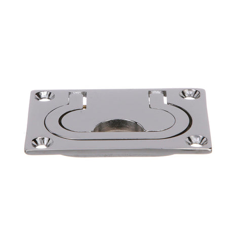 Seachoice Flush Mount Lifting Handle, Chrome-Plated Brass, 3 In. X 2-1/8 In.